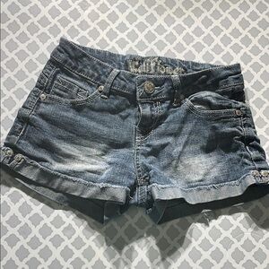 Wallflower Women's Denim Shorts - Blue